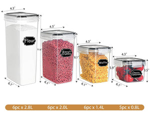 Airtight Food Storage Containers Set / 23pcs