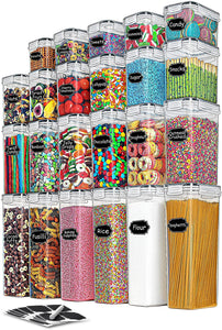 Airtight Food Storage Containers Set / 23pcs