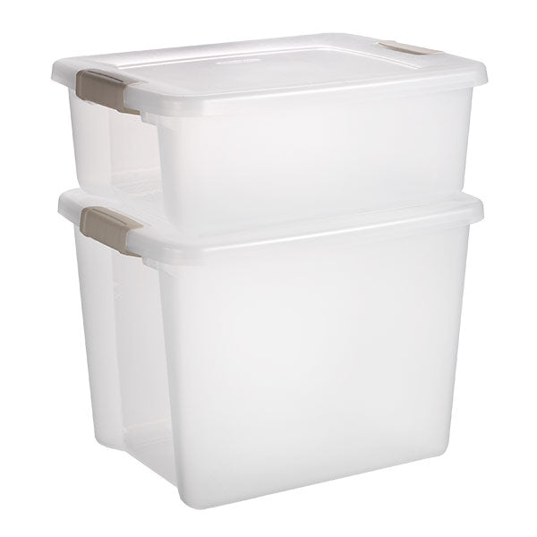 Garage Totes Clear 50 qt.