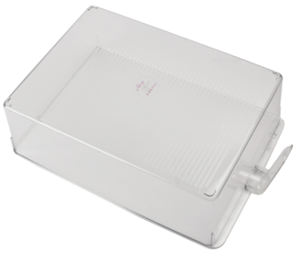 Handled Storage Bin Clear Large