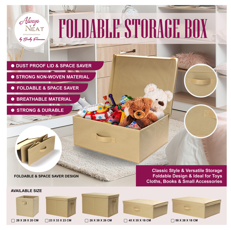 Foldable Storage Box Size 2