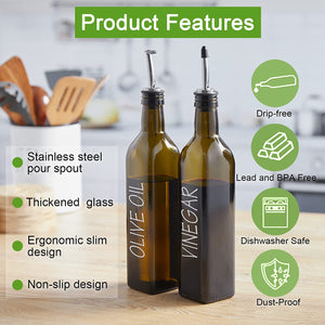 Oil and Vinegar Dispenser Set